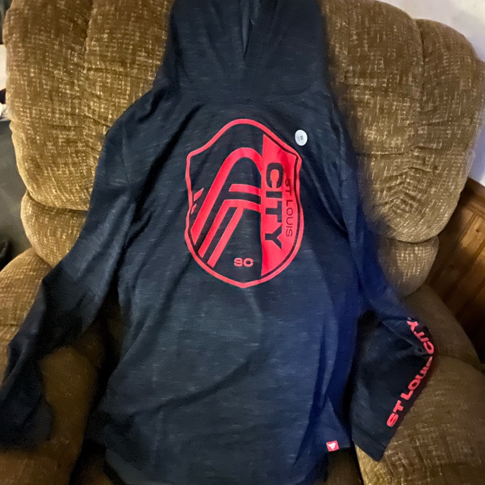 Fanatics Blue&Red Hoodie, St Louis City hoodie brand new w tags dri fit Size lg